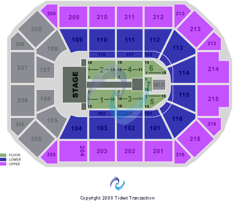 Allstate Arena AC/DC Seating Chart