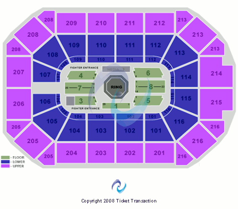 Allstate Arena UFC Seating Chart