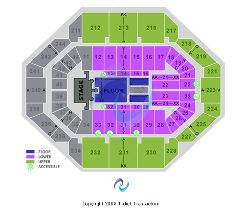 Rupp Arena At Central Bank Center American Idols Seating Chart