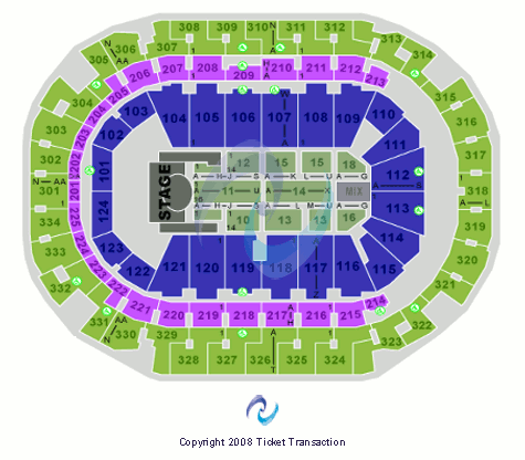 American Airlines Center Coldplay Seating Chart
