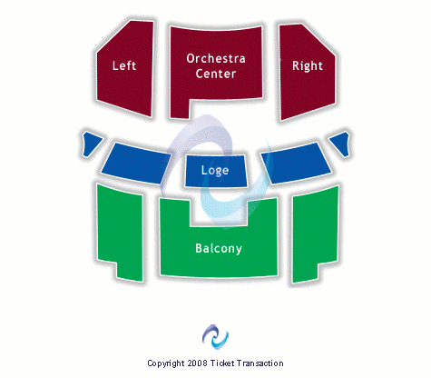 Arkley Center End Stage Seating Chart
