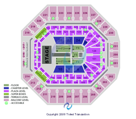 Frost Bank Center AC/DC Seating Chart