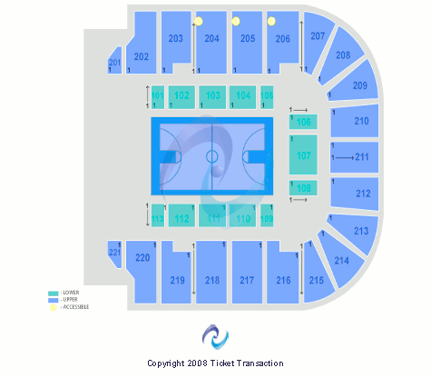 Cadence Bank Arena Basketball Seating Chart