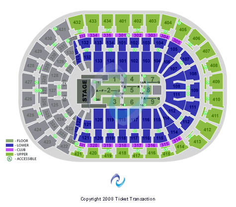 Amerant Bank Arena Coldplay Seating Chart