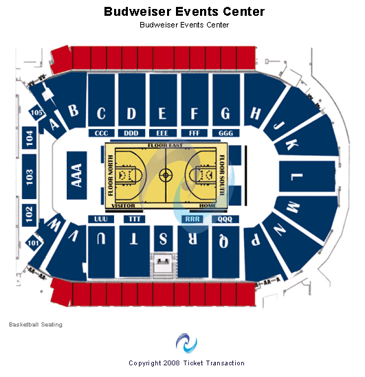 Blue Arena At The Ranch Events Complex Basketball Seating Chart