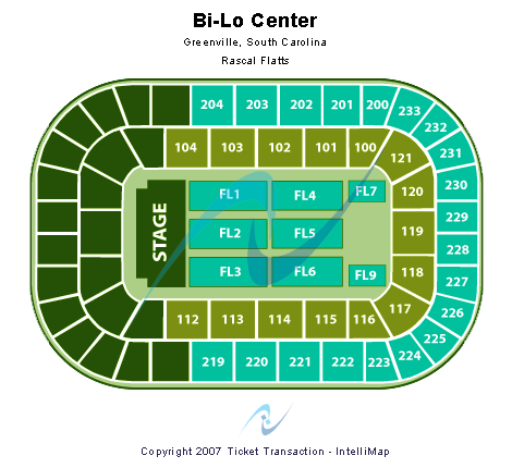 Bon Secours Wellness Arena Rascal Flatts Seating Chart