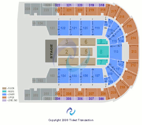 Boardwalk Hall Arena - Boardwalk Hall Endstage 3 Seating Chart