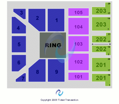 Adrian Phillips Ballroom - Boardwalk Hall Boxing Seating Chart