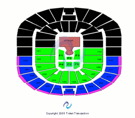 BOK Center RadioCity Seating Chart