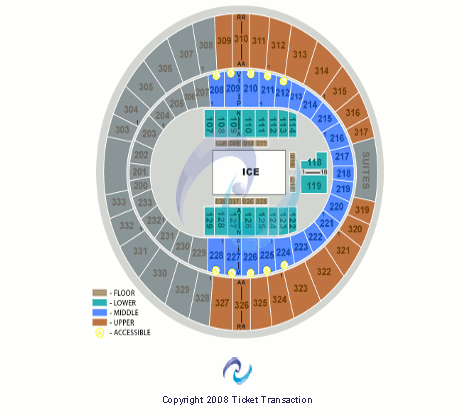 Cajundome Ice Show Seating Chart