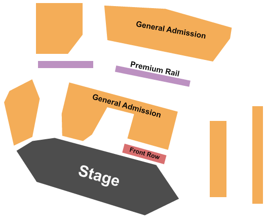 e.t.c. Theater at Second City - Chicago End Stage Seating Chart