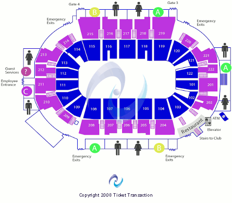 Family Arena Ice Show Seating Chart