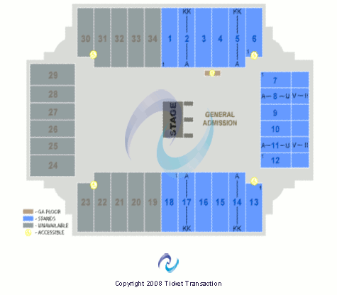 Fargodome Green Day Seating Chart