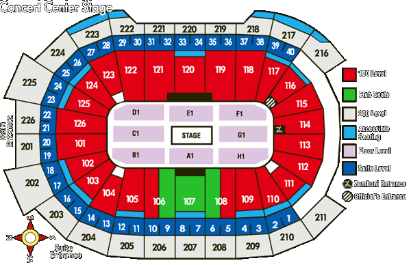 Giant Center Center Stage Seating Chart