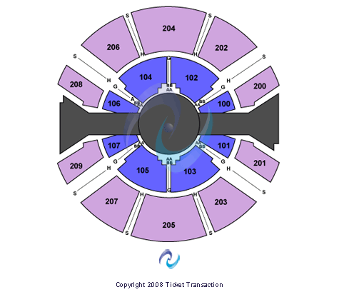 Grand Chapiteau At Concord Pacific Place End Stage Seating Chart