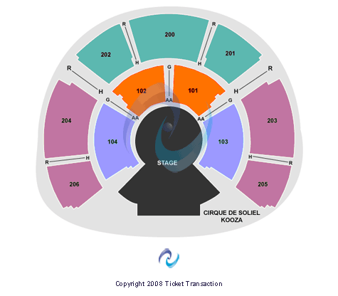 Grand Chapiteau At Atlantic Station Center Stage Seating Chart