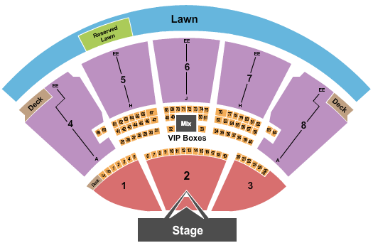 iTHINK Financial Amphitheatre For King and Country Seating Chart
