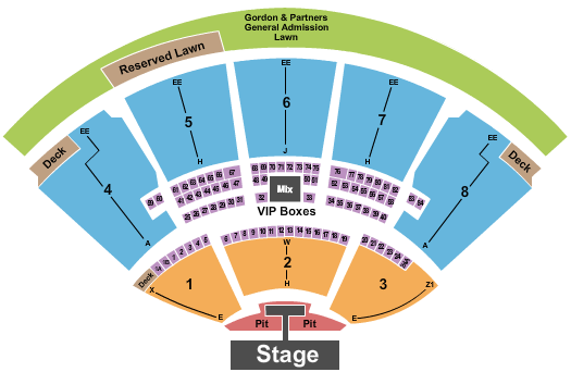 iTHINK Financial Amphitheatre Kenny Chesney Seating Chart