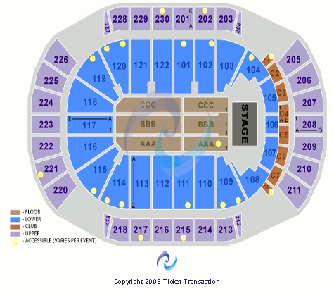 Desert Diamond Arena Concert Full House Seating Chart