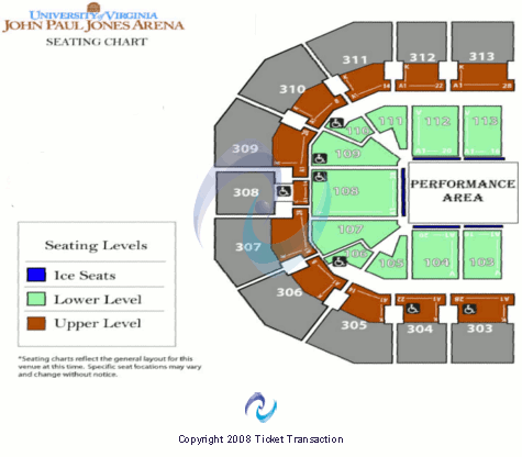 John Paul Jones Arena Ice Show Seating Chart