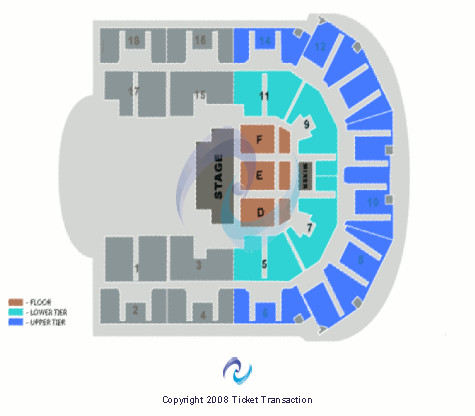 M&S Bank Arena Half Hall Seated Seating Chart