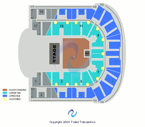 M&S Bank Arena Half Hall GA Floor Seating Chart