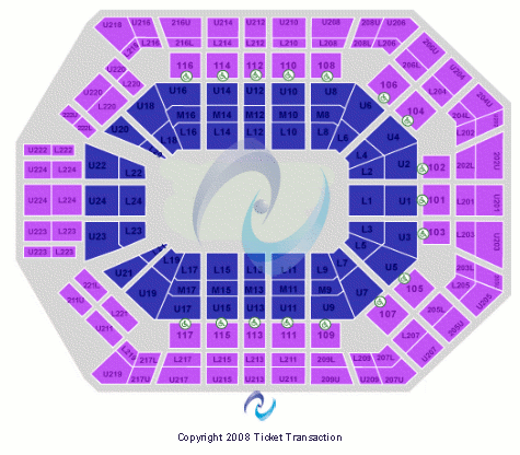 MGM Grand Garden Arena GA Center Seating Chart