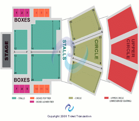3Olympia Theatre End Stage Seating Chart