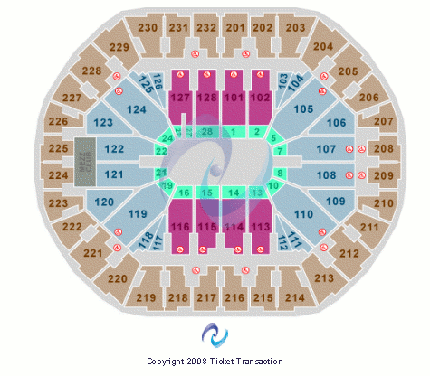Oakland Arena Center Stage Seating Chart