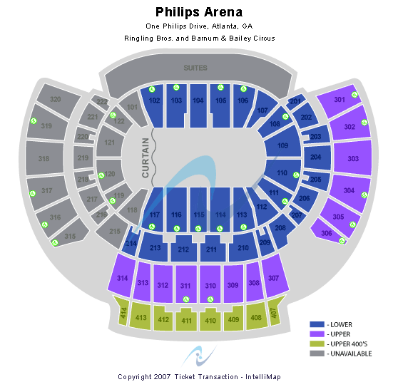 State Farm Arena - GA Circus Seating Chart