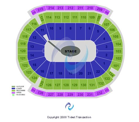Prudential Center Center Stage GA Floor Seating Chart