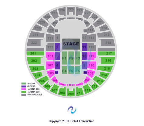 Scope Arena Disney Seating Chart