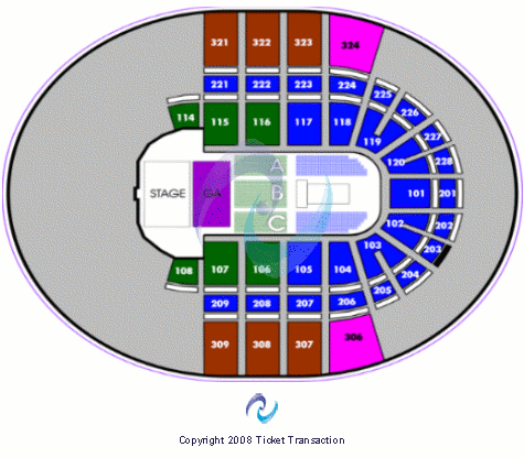 Canadian Tire Centre Motley Crue Seating Chart