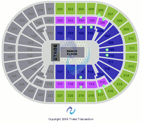 Enterprise Center Dancing with the Stars Seating Chart