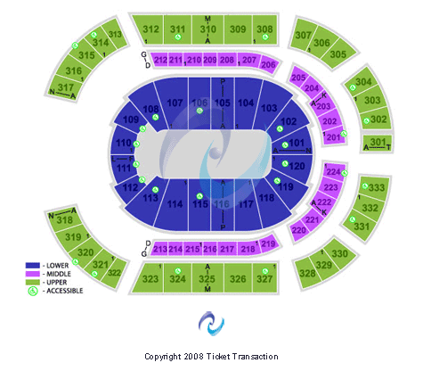 Bridgestone Arena Football Seating Chart