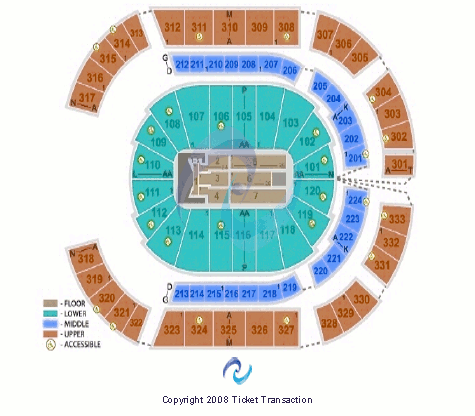 Bridgestone Arena Coldplay Seating Chart