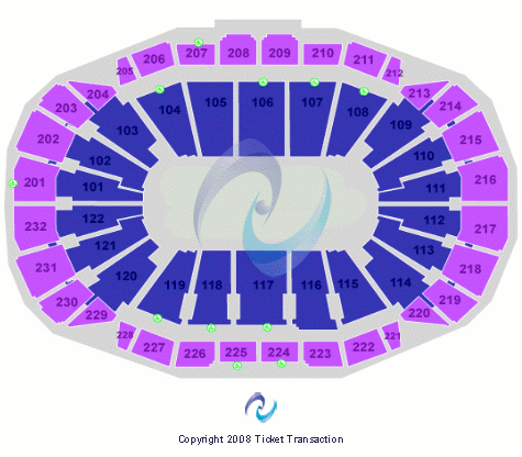 T-Mobile Center Center Stage Ga floor Seating Chart