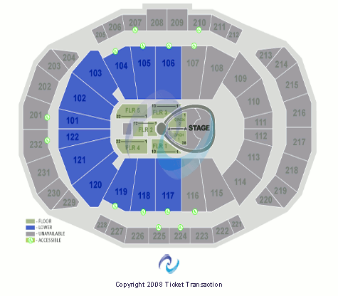 T-Mobile Center Il Divo Seating Chart