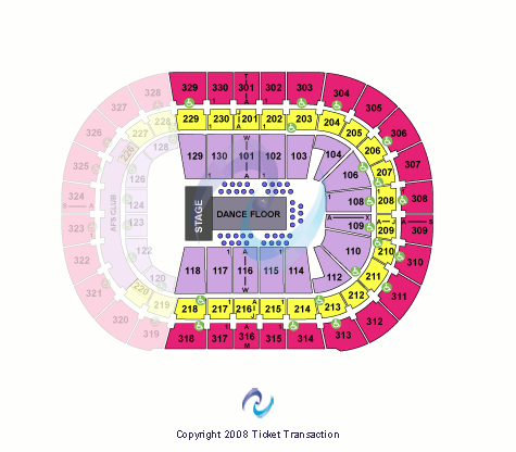 Amalie Arena Dancing with the Stars Seating Chart