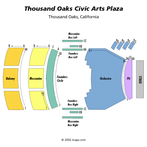 Scherr Forum Theatre At Bank of America Performing Arts Center Other Seating Chart