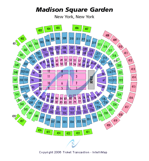 Madison Square Garden Cirque du Soleil – Delirium Seating Chart