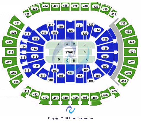 Toyota Center - TX Celine Dion Seating Chart