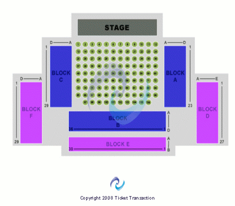 Vicar Street End Stage Seating Chart