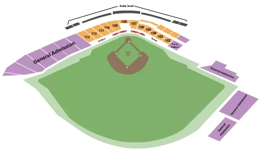 seating chart for 121 Financial Ballpark - Jax Classic - eventticketscenter.com