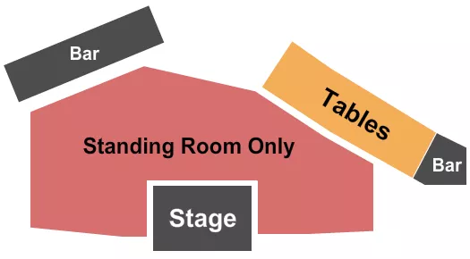 seating chart for 24 Oxford at Virgin Hotels - Las Vegas - SRO & Tables - eventticketscenter.com