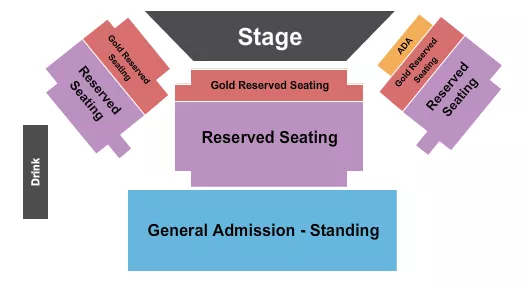 seating chart for 3S Artspace - Endstage 2- Rear SRO - eventticketscenter.com