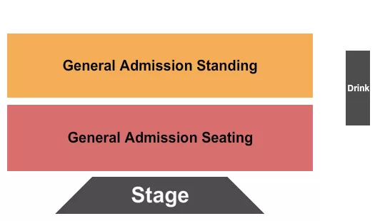 seating chart for 3S Artspace - GASeated/GAStanding - eventticketscenter.com