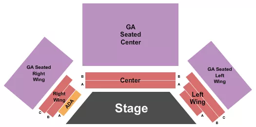 seating chart for 3S Artspace - Reserved & GA Seated - eventticketscenter.com