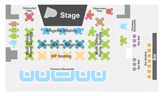 seating chart for 54 Below - Endstage - eventticketscenter.com