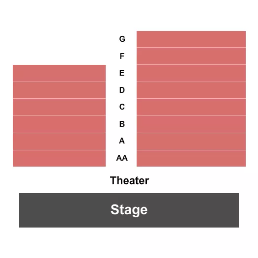seating chart for 59E59 Theaters - Theater B - Endstage - eventticketscenter.com